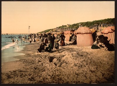 La plage à l