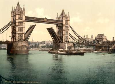 Tower Bridge, Londres - Detroit Publishing Co.