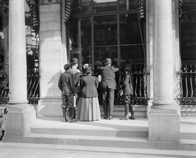 Surveillance des presses du Herald, Herald Building, New York, N.Y., vers 1900-10 - Detroit Publishing Co.