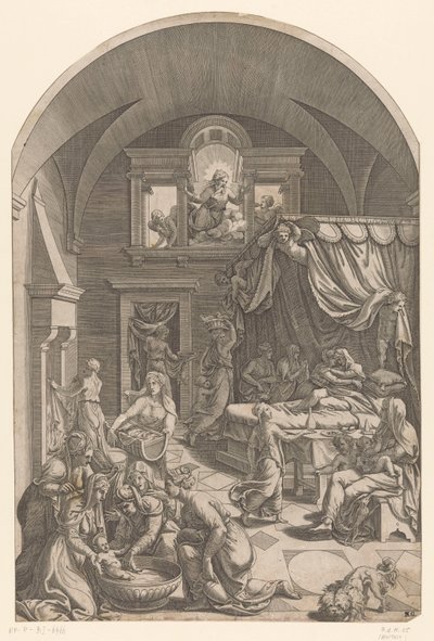 Naissance de Jean-Baptiste - Diana Mantuana (possibly)