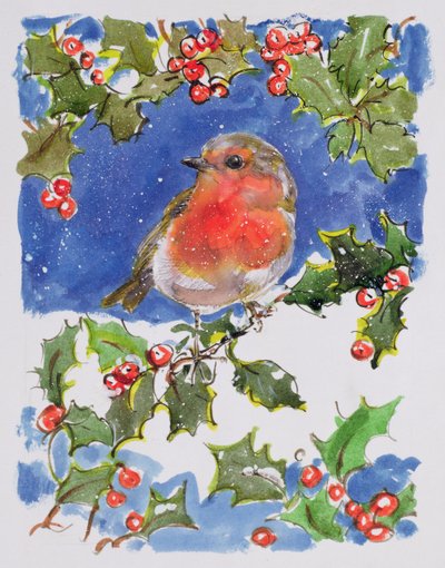 Rouge-gorge de Noël - Diane Matthes