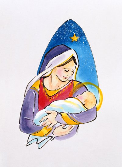 Madone et Enfant - Diane Matthes