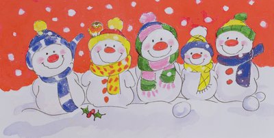 Famille de neige - Diane Matthes