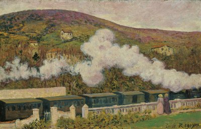 Le Passage du train - Diario or Dario de Regoyos y Valdes