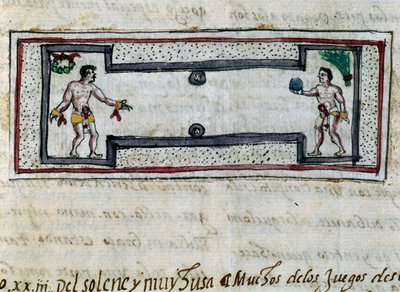 Aztèques jouant au jeu de pelota, miniature de l
