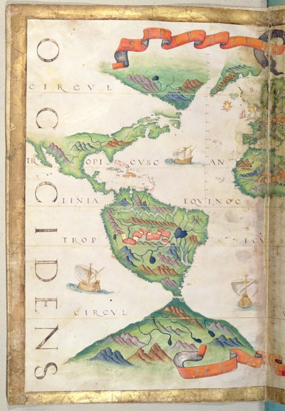 Les Amériques, détail de l