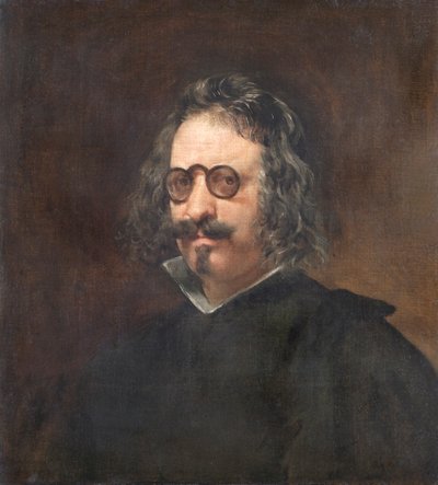 Francisco Gomez de Quevedo y Villegas - Diego Rodriguez de Silva (studio of) Velazquez
