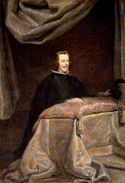 Philippe IV en Prière - Diego Rodriguez de Silva (studio of) Velazquez