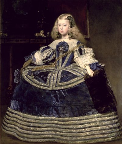 Infante Margarita Teresa en robe bleue - Diego Velázquez