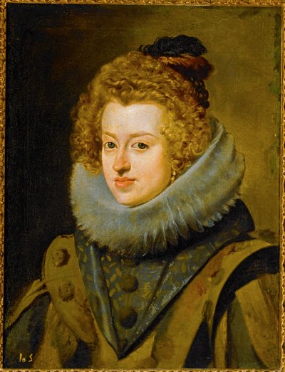 Infante Maria, reine de Hongrie ... (peinture sur toile) - Diego Rodriguez de Silva y Velazquez