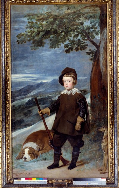 Portrait en tenue de chasse du prince Baltasar Carlos d