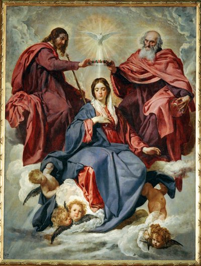 Le Couronnement de la Vierge, peint vers 1641 pour l