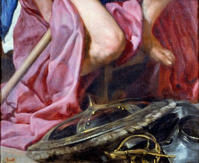 Le dieu de la guerre Mars (détail) - Diego Velázquez