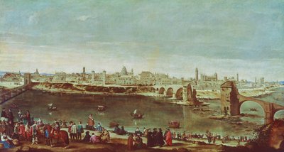 Vue de Saragosse - Diego Rodriguez de Silva y Velazquez