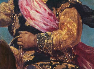 Détail du Prince Balthasar Carlos à cheval, vers 1635-36 (détail) - Diego Velázquez