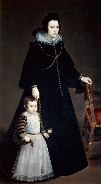 Dona Antonia Ifenarrietta et son fils, 1631 - Diego Velázquez