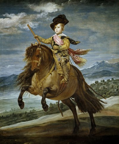 Portrait équestre du prince Balthasar Charles, vers 1635 - Diego Velázquez