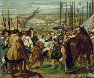 La reddition de Breda, Pays-Bas, 1625 - Diego Velázquez