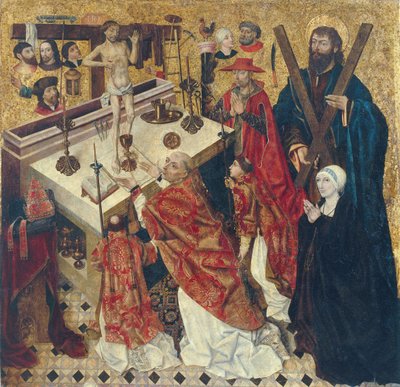 La messe de saint Grégoire - Diego de la Cruz