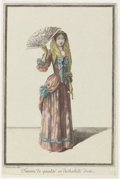 Femme de qualité en déshabillé d