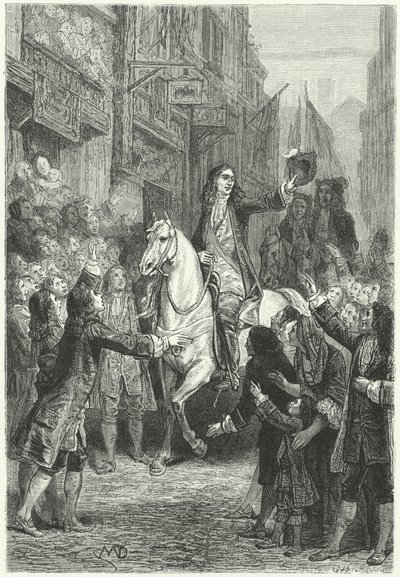 Guillaume III entrant à Londres - Diogene Ulysse Napoleon Maillart