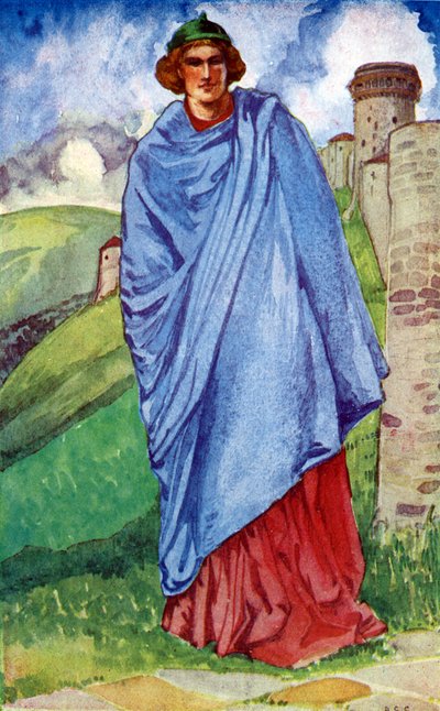 Costume masculin sous le règne de Henri III (1216-1272) - Dion Clayton Calthrop