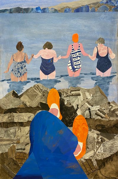 Grannies (collage) - Dione Verulam