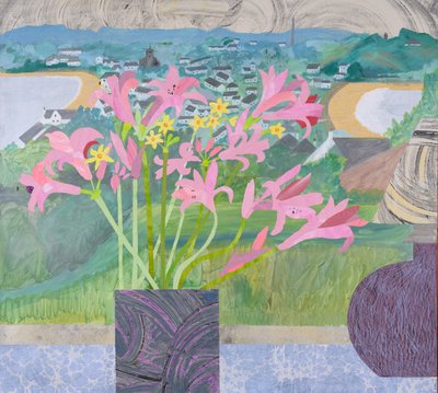 Lillies in Scillies (collage) - Dione Verulam