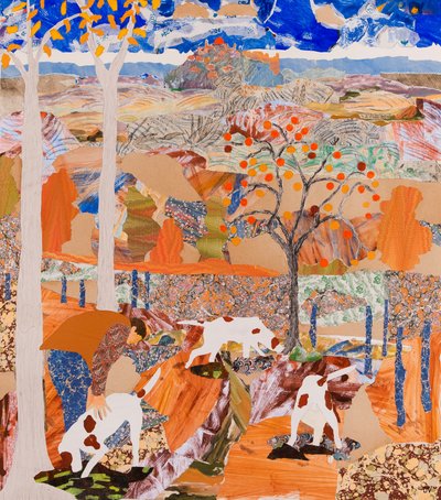 À la recherche de truffes, 2016 (collage) - Dione Verulam