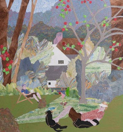 Vacances en septembre (collage) - Dione Verulam