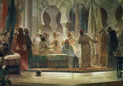 Abd al-Rahman III (891-961) recevant l