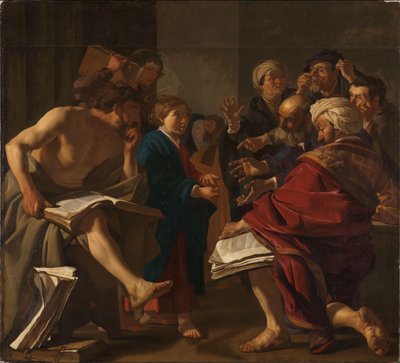 Christ parmi les docteurs - Dirck Baburen van