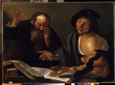 Héraclite et Démocrite - Dirck Baburen van