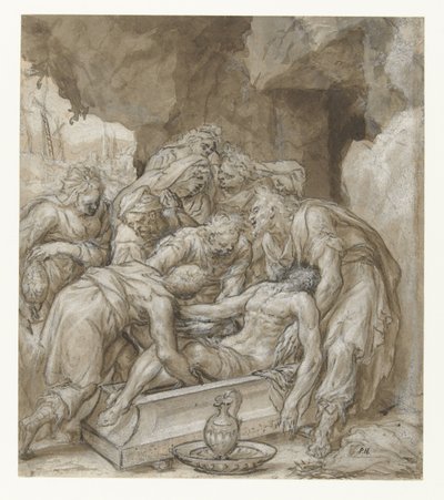 Mise au tombeau - Dirck Barendsz.