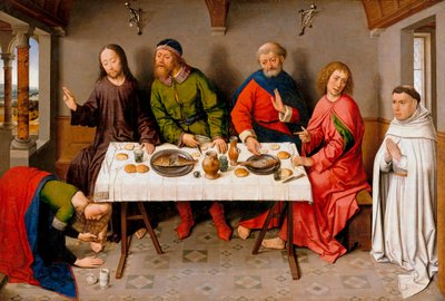 "Christ chez Simon le pharisien" Marie Madeleine passe de l