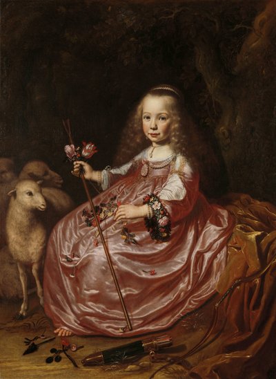 Portrait de Clara Alewijn - Dirck Dircksz. van Santvoort