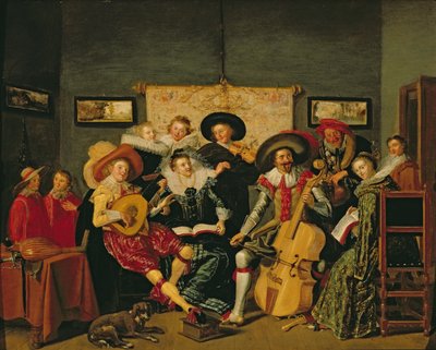 Une fête musicale, vers 1625 - Dirck Hals