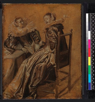 Deux dames assises à une table, 1625-1628 - Dirck Hals