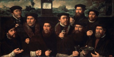 Portrait de groupe de la corporation des tireurs d