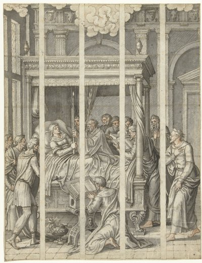 Mort de la Vierge Marie - Dirck Pietersz. Crabeth