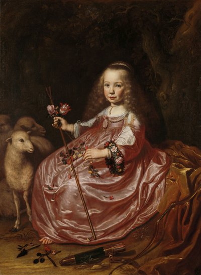 Portrait de Clara Alewijn, 1644 - Dirck Santvoort