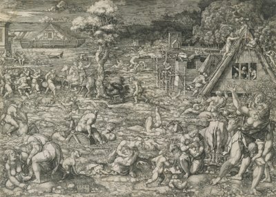 Le Déluge, 1544 - Dirck Vellert
