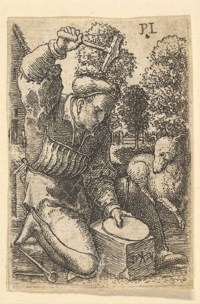 Le Forgeron - Dirck Vellert