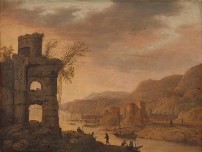Paysage fluvial - Dirck Verhaert