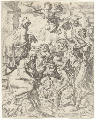 Adoration des bergers (La chute et la rédemption de l