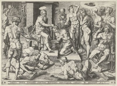Paul baptise les habitants d