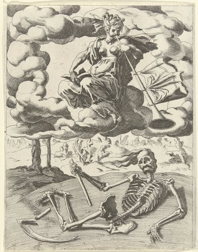 La gloire triomphe de la mort - Dirck Volckertsz. Coornhert (possibly)