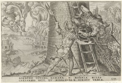 Assaut de Rome, 1527 - Dirck Volckertsz. Coornhert