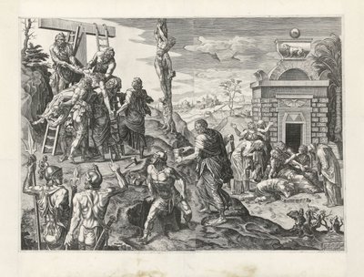 Descente de croix - Dirck Volckertsz. Coornhert