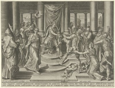 Jugement de Salomon - Dirck Volckertsz. Coornhert